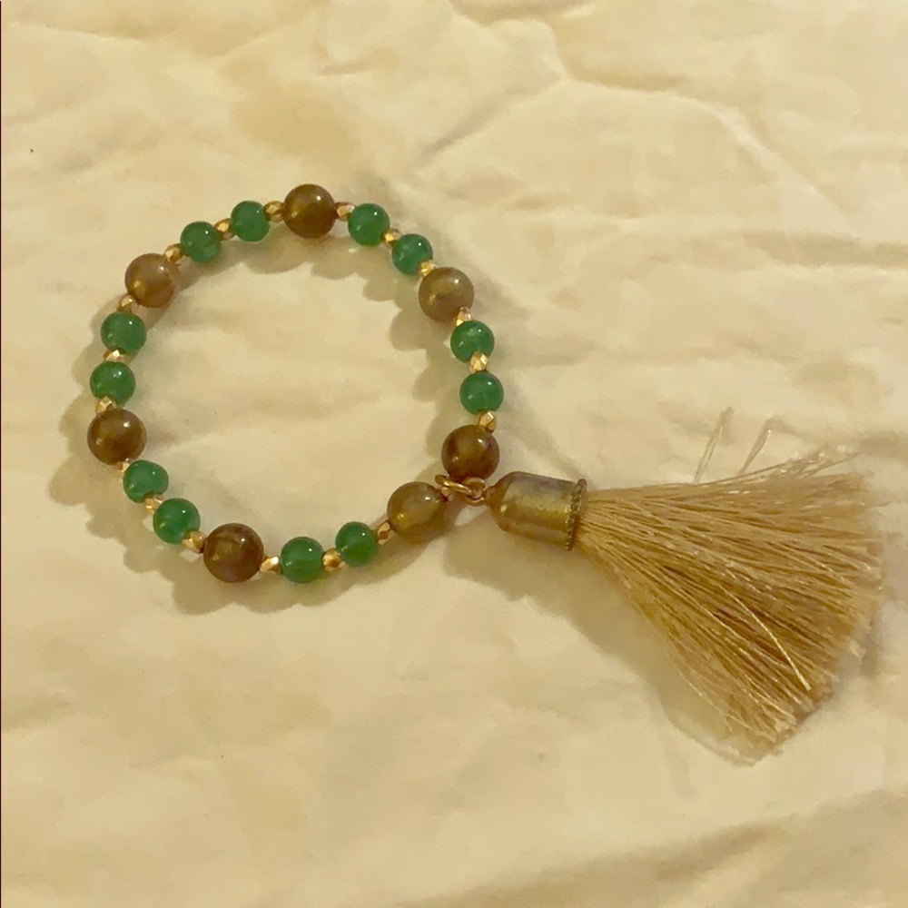 Green brown bracelet